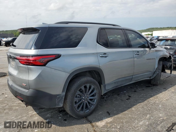 2023 Chevrolet Traverse RS with VIN 1GNERJKW2PJ188602, listed as a Copart auction lot 66934444 with 18,107 mi miles and Salvage Title. Bid and sale history available at carsss.com. Image 3.