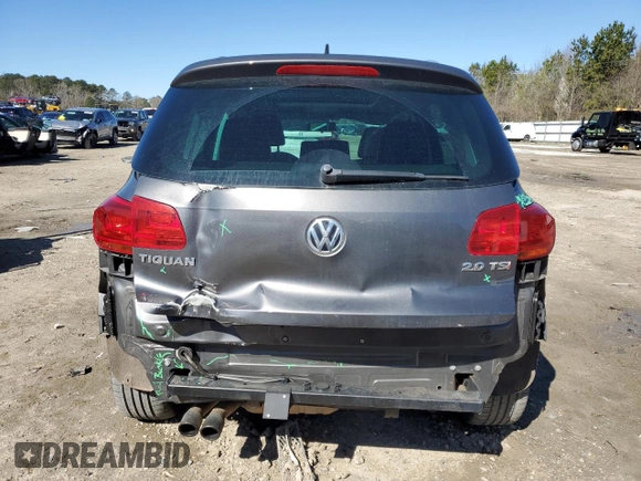 2013 Volkswagen Tiguan S with VIN WVGAV3AX6DW624726, listed as a Copart auction lot 47862365 with 144,498 mi miles and Salvage title. Bid and sale history available at DreamBid. Image 6.