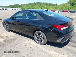 2024 Hyundai Elantra Limited with VIN KMHLP4DG1RU795908, listed as a IAAI auction lot 42191560 with 21,825 mi miles and . Bid and sale history available at DreamBid. Image 3.