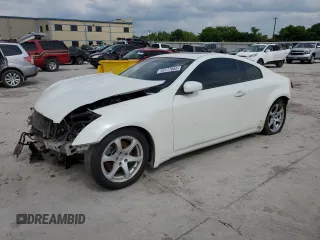 2007 Infiniti G35 with VIN JNKCV54EX7M910158, listed as a Copart auction lot 55117665 with Not Provided miles and Clean Title. Bid and sale history available at carsss.com. Image 1.