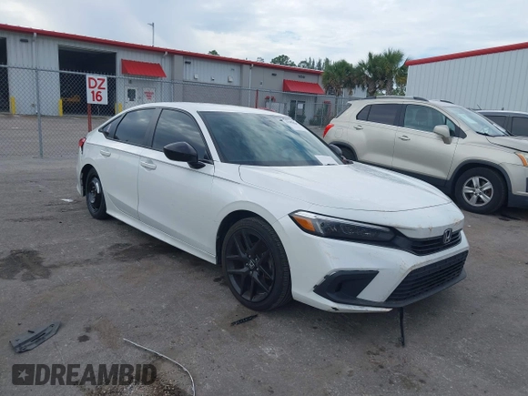 2022 Honda Civic Sport z VIN 2HGFE2F58NH560122, wystawiony jako IAAI lot #41193826 z przebiegiem 50 005 mil mil oraz . Historia ofert i sprzedaży dostępna na DreamBid. Obrazek 1.