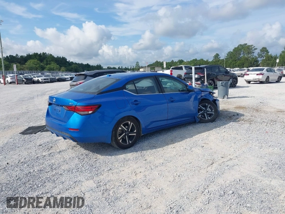 2024 Nissan Sentra SV with VIN 3N1AB8CV0RY361478, listed as a IAAI auction lot 42354081 with 15,697 mi miles and . Bid and sale history available at DreamBid. Image 4.