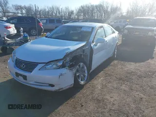 2009 Lexus ES 350 with VIN JTHBJ46G592308458, listed as a IAAI auction lot 41857896 with 209,754 mi miles. Bid and sale history available at carsss.com. Image 2.
