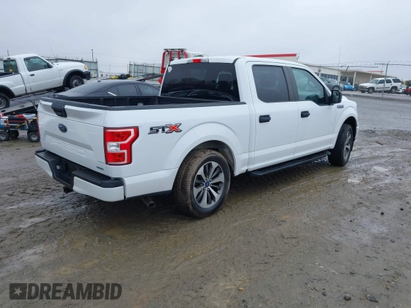 2019 Ford F-150 XL with VIN 1FTEW1CP0KKF10214, listed as a IAAI auction lot 41222565 with 76,920 mi miles and . Bid and sale history available at carsss.com. Image 4.