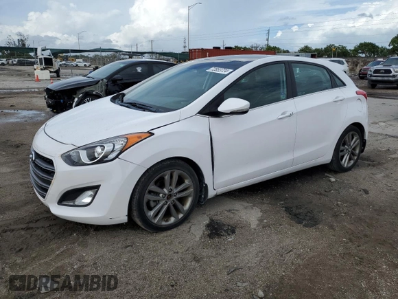 2016 Hyundai Elantra GT with VIN KMHD35LH5GU270492, listed as a Copart auction lot 72853724 with 30,977 mi miles and Salvage Title. Bid and sale history available at carsss.com. Image 1.