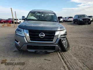 2022 Nissan Armada SL with VIN JN8AY2BD0N9675668, listed as a Copart auction lot 68256954 with 35,908 mi miles and Salvage Title. Bid and sale history available at carsss.com. Image 11.
