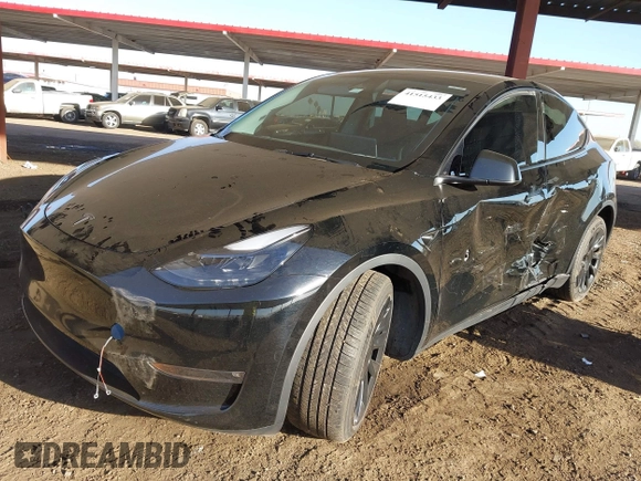 2023 Tesla Model Y Long Range with VIN 7SAYGDEE8PF815622, listed as a IAAI auction lot 41515433 with 70,862 mi miles and . Bid and sale history available at DreamBid. Image 6.