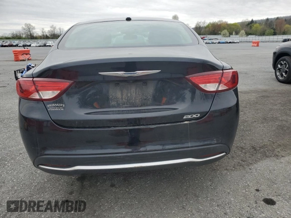 2015 Chrysler 200 Limited with VIN 1C3CCCAB9FN697612, listed as a Copart auction lot 53853535 with 143,761 mi miles and Salvage Title. Bid and sale history available at DreamBid. Image 6.