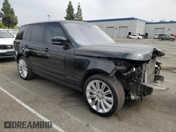2020 Land Rover Range Rover with VIN SALGR2SU3LA589326, listed as a Copart auction lot 75936514 with 56,079 mi miles and Salvage title. Bid and sale history available at DreamBid. Image 4.