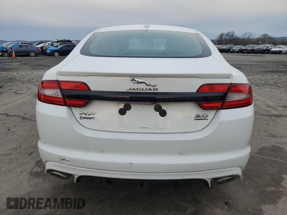 2015 Jaguar XF V6 Portfolio with VIN SAJWJ0FF3F8U56153, listed as a Copart auction lot 52743155 with 61,569 mi miles and Salvage Title. Bid and sale history available at carsss.com. Image 6.