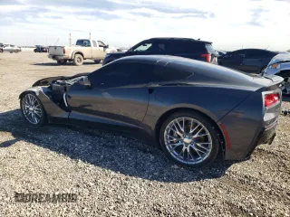 2017 Chevrolet Corvette 1LT with VIN 1G1YA2D75H5105076, listed as a Copart auction lot 43396205 with 66,451 mi miles and Salvage Title. Bid and sale history available at carsss.com. Image 2.