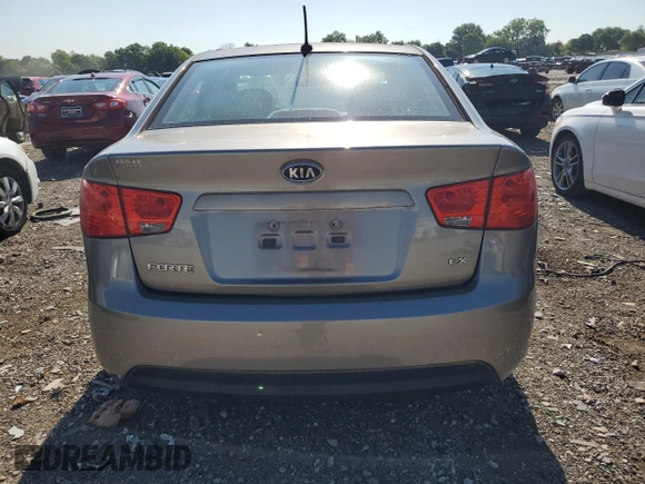 2010 Kia Forte EX with VIN KNAFU4A26A5863411, listed as a Copart auction lot 62728044 with 141,778 mi miles and Salvage Title. Bid and sale history available at carsss.com. Image 6.