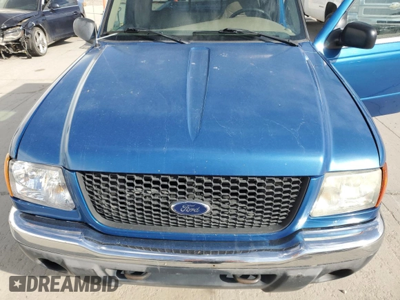 2001 Ford Ranger XL Fleet with VIN 1FTZR15E71PB74700, listed as a Copart auction lot 53875365 with 150,376 mi miles and Salvage Title. Bid and sale history available at carsss.com. Image 11.