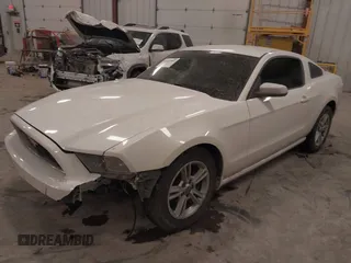 2013 Ford Mustang V6 with VIN 1ZVBP8AM0D5281131, listed as a IAAI auction lot 41447563 with 119,820 mi miles. Bid and sale history available at carsss.com. Image 2.