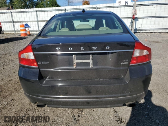 2010 Volvo S80 I6 Turbo with VIN YV1992AH8A1120437, listed as a Copart auction lot 75436904 with 169,675 mi miles and Salvage Title. Bid and sale history available at carsss.com. Image 6.