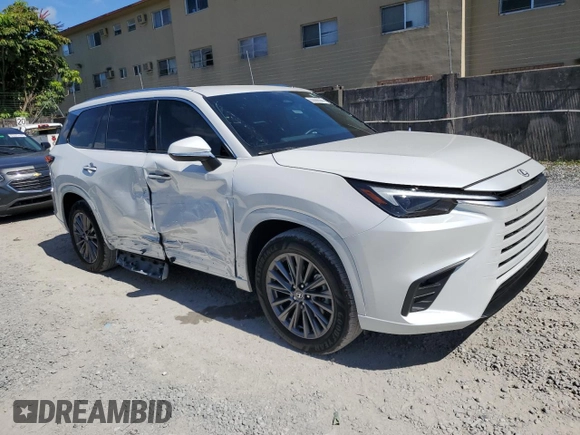2024 Lexus TX 350 z VIN 5TDAAAA69RS005072, wystawiony jako Copart lot #63508044 z przebiegiem 5280 mil mil oraz Szkody całkowita. Historia ofert i sprzedaży dostępna na DreamBid. Obrazek 4.
