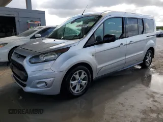 2015 Ford Transit Connect XLT z VIN NM0GS9F78F1185366, wystawiony jako Copart lot #43938265 z przebiegiem 372 994 mil mil oraz Czysty tytuł • Clean title. Historia ofert i sprzedaży dostępna na DreamBid. Obrazek 1.