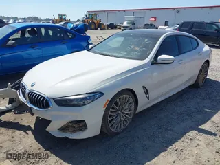 2022 BMW 8 Series 840i with VIN WBAGV4C07NCH67112, listed as a IAAI auction lot 41760570 with NaN miles. Bid and sale history available at carsss.com. Image 20.