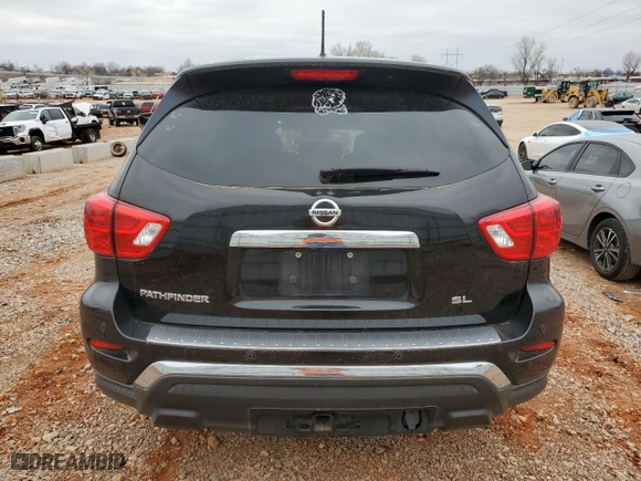 2017 Nissan Pathfinder SV with VIN 5N1DR2MN1HC639387, listed as a Copart auction lot 44416335 with 194,320 mi miles and Salvage Title. Bid and sale history available at carsss.com. Image 6.