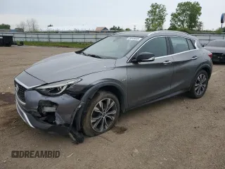 2017 Infiniti QX30 Premium with VIN SJKCH5CR6HA022696, listed as a Copart auction lot 59045695 with 129,999 mi miles and Salvage title. Bid and sale history available at DreamBid. Image 1.