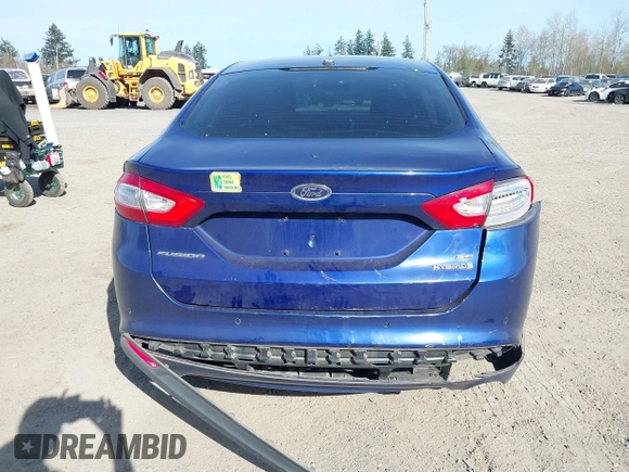 2014 Ford Fusion SE Hybrid with VIN 3FA6P0LU7ER293753, listed as a IAAI auction lot 41968592 with 173,895 mi miles and . Bid and sale history available at DreamBid. Image 16.