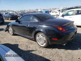 2002 Lexus SC 430 with VIN JTHFN48Y320007247, listed as a Copart auction lot 50337535 with 191,283 mi miles and Salvage title. Bid and sale history available at DreamBid. Image 2.