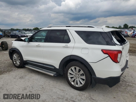 2020 Ford Explorer Limited z VIN 1FMSK8FH5LGB55939, wystawiony jako Copart lot #58589535 z przebiegiem 58 512 mil mil oraz Szkoda całkowita • Salvage title. Historia ofert i sprzedaży dostępna na DreamBid. Obrazek 2.