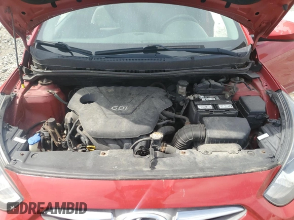 2012 Hyundai Accent GLS with VIN KMHCU4AE5CU180992, listed as a Copart auction lot 53336145 with 126,142 mi miles and Salvage Title. Bid and sale history available at carsss.com. Image 11.