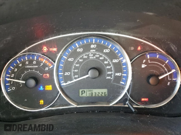 2012 Subaru Forester X with VIN JF2SHBBC3CH458241, listed as a Copart auction lot 51794985 with 183,226 mi miles and Salvage Title. Bid and sale history available at DreamBid. Image 9.
