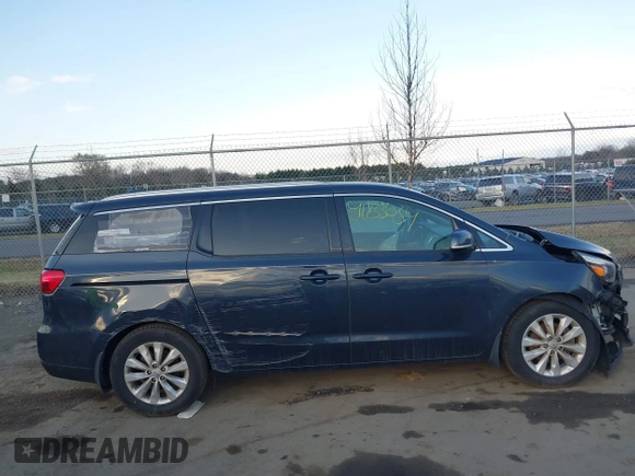2016 Kia Sedona SX with VIN KNDMC5C10G6158467, listed as a IAAI auction lot 41733034 with 123,306 mi miles and . Bid and sale history available at carsss.com. Image 13.