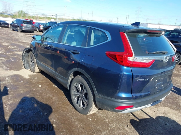 2017 Honda CR-V LX with VIN 2HKRW6H37HH202243, listed as a IAAI auction lot 41983295 with 124,948 mi miles. Bid and sale history available at carsss.com. Image 3.