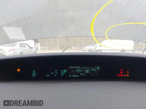 2013 Toyota Prius One with VIN JTDKN3DU8D0338101, listed as a IAAI auction lot 41684551 with 120,868 mi miles and . Bid and sale history available at DreamBid. Image 7.