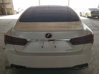 2021 Lexus LS with VIN JTHD51FF7M5013985, listed as a Copart auction lot 65029914 with 17,464 mi miles and Salvage Title. Bid and sale history available at carsss.com. Image 6.