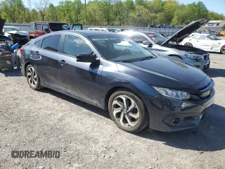 2017 Honda Civic Sedan EX-L with VIN 2HGFC1F79HH640969, listed as a Copart auction lot 54761305 with 125,167 mi miles and Clean Title. Bid and sale history available at carsss.com. Image 4.