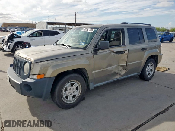 2008 Jeep Patriot Sport with VIN 1J8FT28W78D518545, listed as a Copart auction lot 50783435 with 177,788 mi miles and Salvage Title. Bid and sale history available at carsss.com. Image 1.