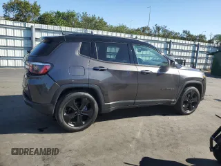 2019 Jeep Compass Altitude with VIN 3C4NJCBBXKT676691, listed as a Copart auction lot 48334295 with 62,156 mi miles and Salvage Title. Bid and sale history available at carsss.com. Image 3.