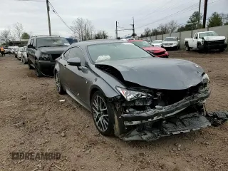 2017 Lexus RC with VIN JTHSM5BC6H5003385, listed as a Copart auction lot 83747414 with 76,861 mi miles and Salvage Title. Bid and sale history available at carsss.com. Image 11.