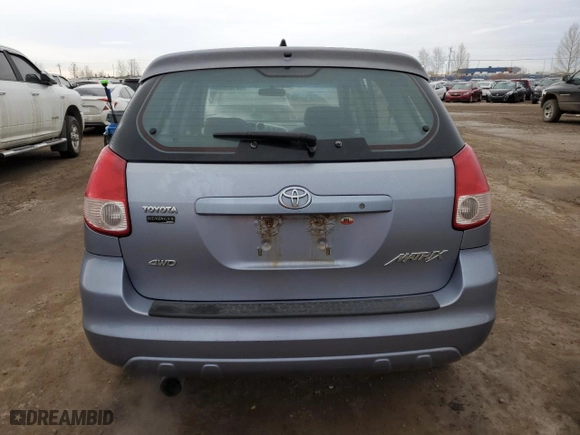 2003 Toyota Matrix Std with VIN 2T1LR32E43C761332, listed as a Copart auction lot 42182605 with 220,801 mi miles and Salvage Title. Bid and sale history available at carsss.com. Image 6.