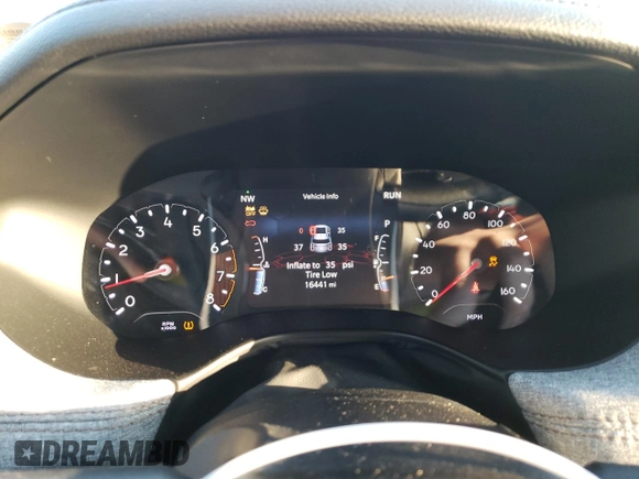2022 Jeep Compass Latitude Lux with VIN 3C4NJDFB8NT178915, listed as a Copart auction lot 48702815 with 16,441 mi miles and Salvage title. Bid and sale history available at DreamBid. Image 9.