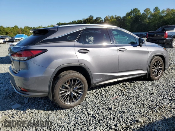 2021 Lexus RX with VIN 2T2YGMDA0MC064717, listed as a Copart auction lot 68425303 with 30,985 mi miles. Bid and sale history available at carsss.com. Image 3.