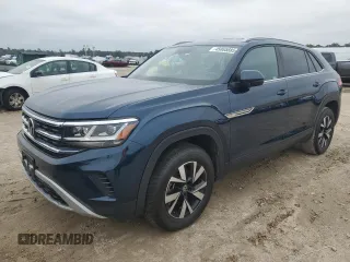 2022 Volkswagen Atlas SE with VIN 1V2DC2CA0NC229291, listed as a Copart auction lot 45865885 with 69,477 mi miles and Salvage title. Bid and sale history available at DreamBid. Image 1.