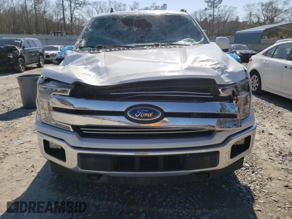 2020 Ford F-150 XL with VIN 1FTEW1EP8LFC37997, listed as a Copart auction lot 48428215 with 123,671 mi miles and Salvage Title. Bid and sale history available at carsss.com. Image 5.