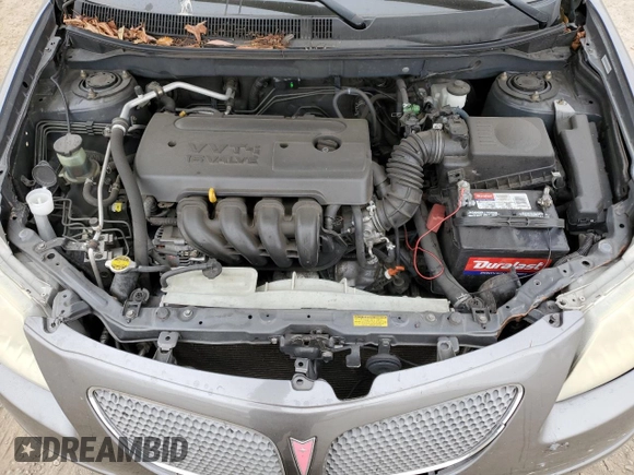 2005 Pontiac Vibe with VIN 5Y2SL66805Z460679, listed as a Copart auction lot 59873495 with 165,692 mi miles and Salvage title. Bid and sale history available at DreamBid. Image 12.