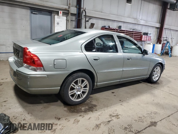 2007 Volvo S60 2.5L Turbo with VIN YV1RH592372623719, listed as a Copart auction lot 50138085 with 100,801 mi miles and Salvage Title. Bid and sale history available at carsss.com. Image 3.