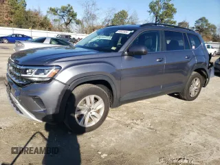 2021 Volkswagen Atlas S z VIN 1V2GP2CA7MC525554, wystawiony jako Copart lot #84632654 z przebiegiem 42 984 mil mil oraz Szkoda całkowita • Salvage title. Historia ofert i sprzedaży dostępna na DreamBid. Obrazek 1.