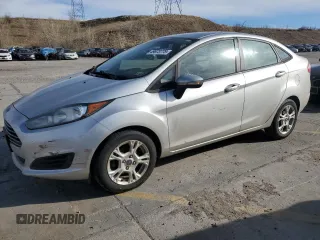 2015 Ford Fiesta SE with VIN 3FADP4BJ0FM130107, listed as a Copart auction lot 49673775 with 118,579 mi miles and Salvage Title. Bid and sale history available at carsss.com. Image 1.