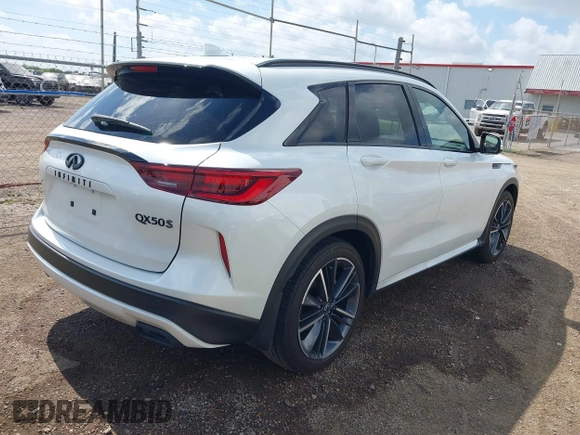 2024 Infiniti QX50 Sport с VIN 3PCAJ5FA4RF104715, выставлен на аукционе IAAI как лот 42022567 с пробегом Не указан миль и . История ставок и продаж доступна на DreamBid. Изображение 4.