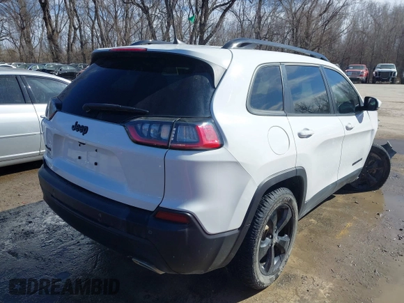 2020 Jeep Cherokee Altitude with VIN 1C4PJMLN5LD541214, listed as a IAAI auction lot 41663841 with 80,097 mi miles. Bid and sale history available at carsss.com. Image 4.