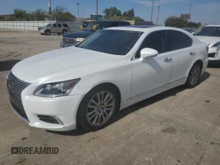 2015 Lexus LS with VIN JTHBL5EF7F5134587, listed as a Copart auction lot 77444994 with 177,743 mi miles and Salvage Title. Bid and sale history available at carsss.com. Image 1.