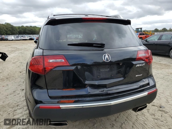 2013 Acura MDX Tech Pkg with VIN 2HNYD2H32DH522707, listed as a Copart auction lot 73629934 with 177,524 mi miles and Salvage Title. Bid and sale history available at carsss.com. Image 6.